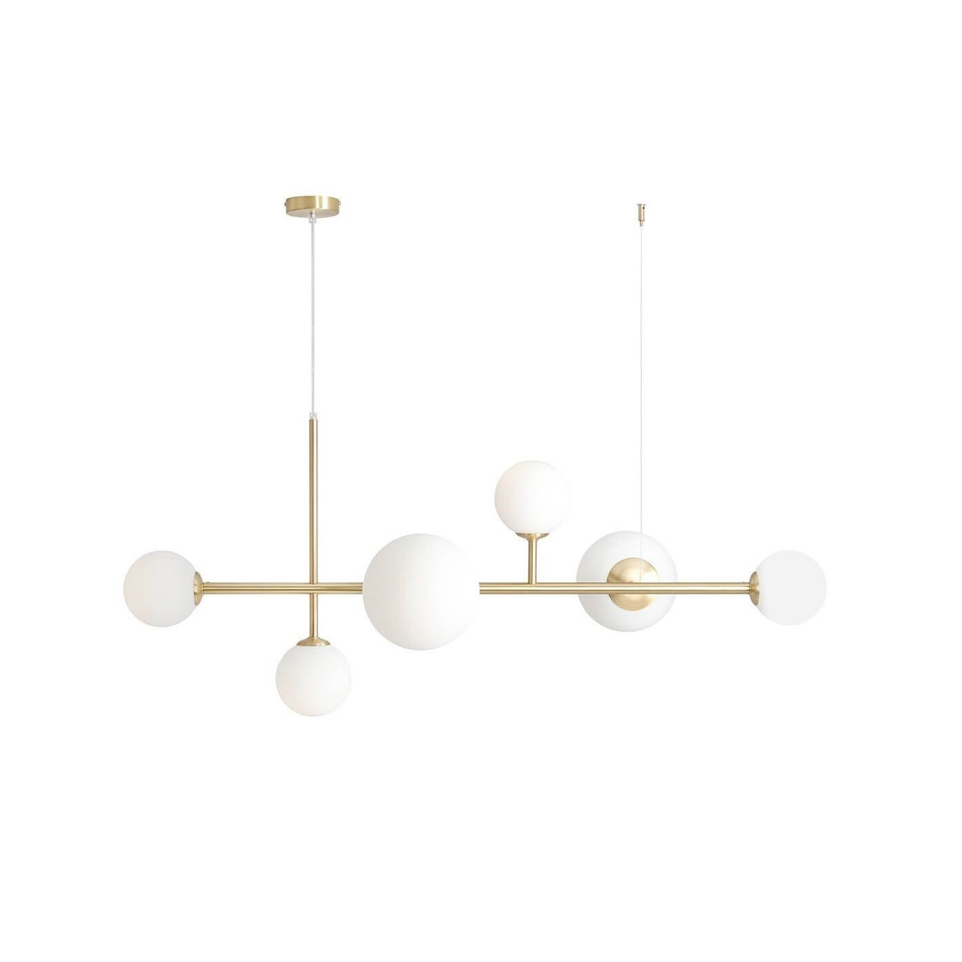 Lampa Wisząca Dione 6 Brass 1092K40 Aldex