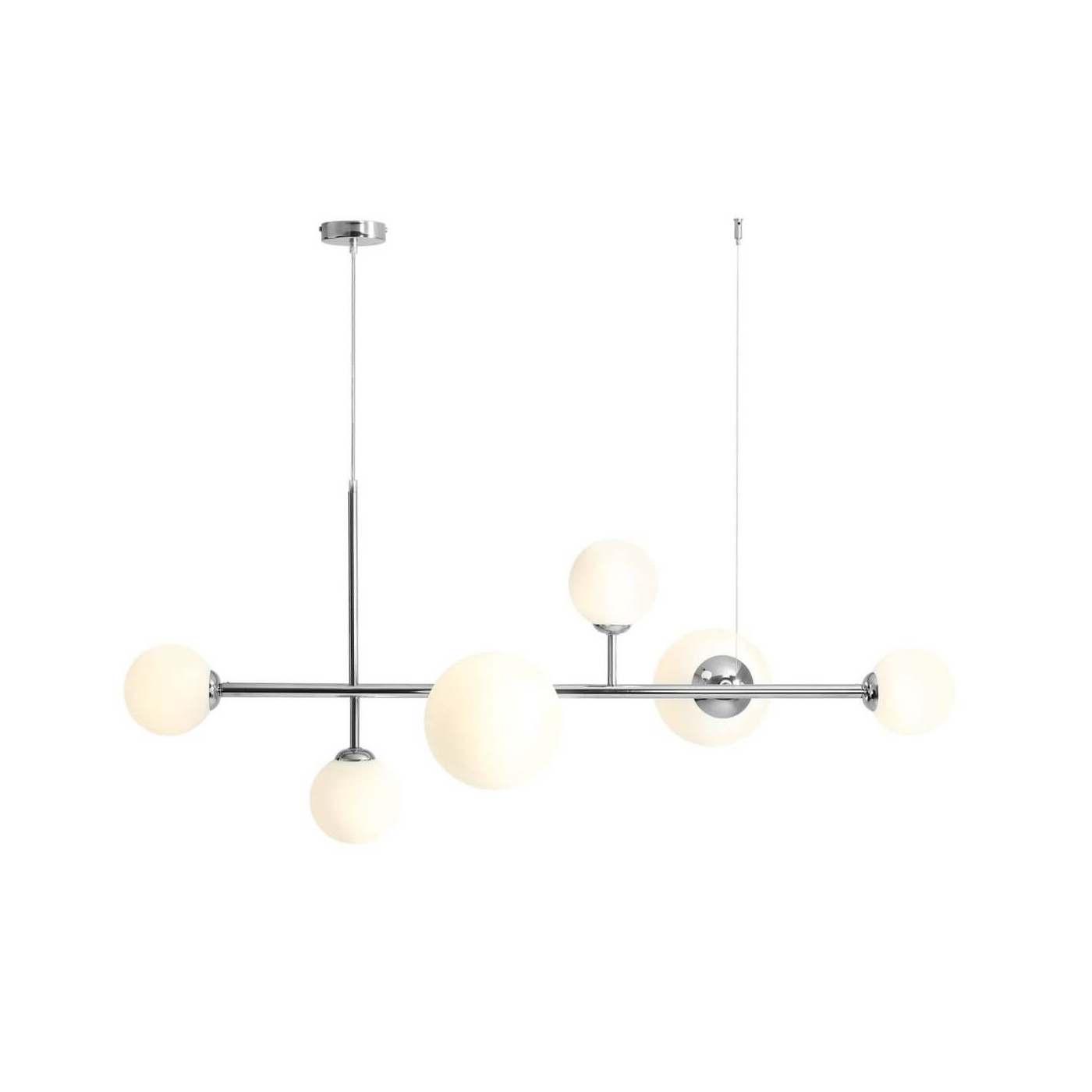 Lampa Wisząca Dione 6 Chrome 1092K4 Aldex