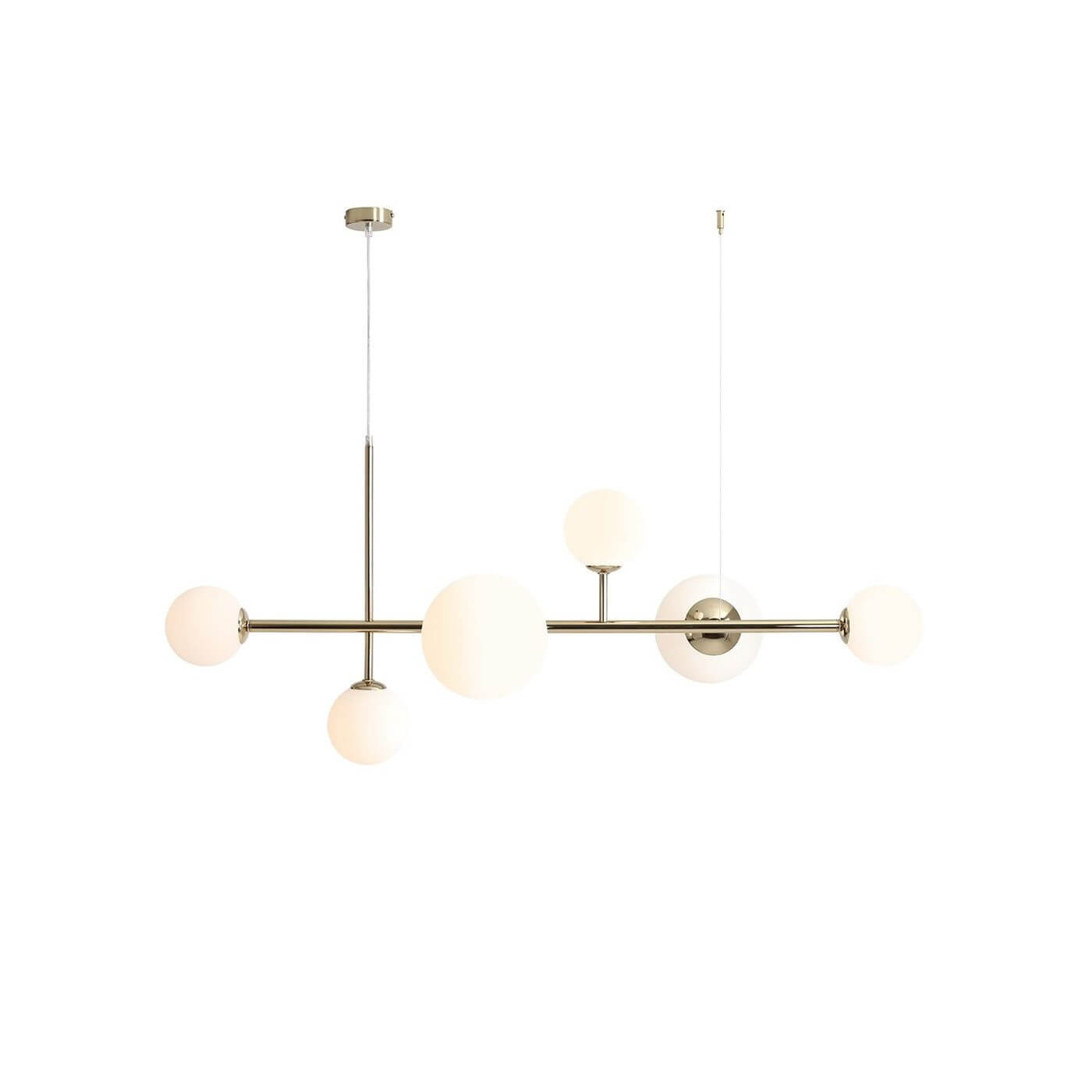 Lampa Wisząca Dione 6 Gold 1092K30 Aldex