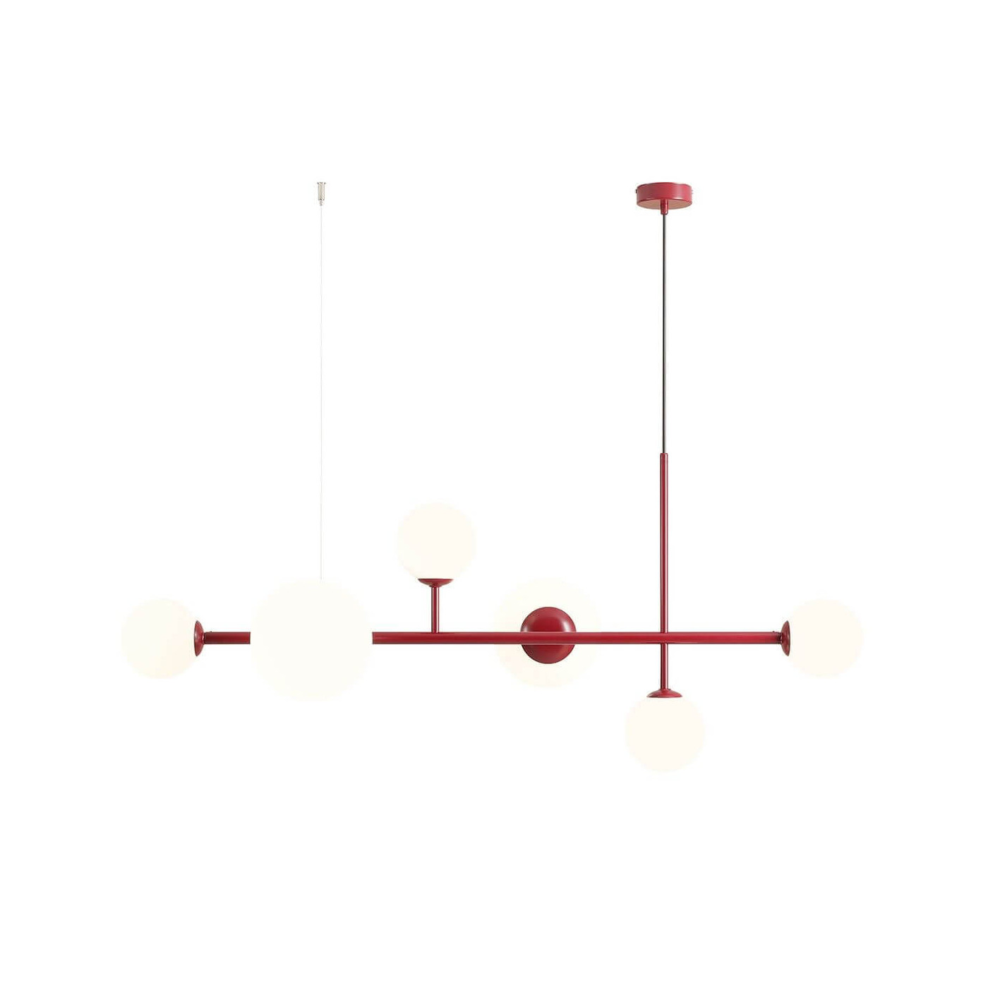 Lampa Wisząca Dione 6 Red Wine 1092K15 Aldex