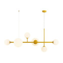 Lampa Wisząca Dione 6 Mustard 1092K14 Aldex