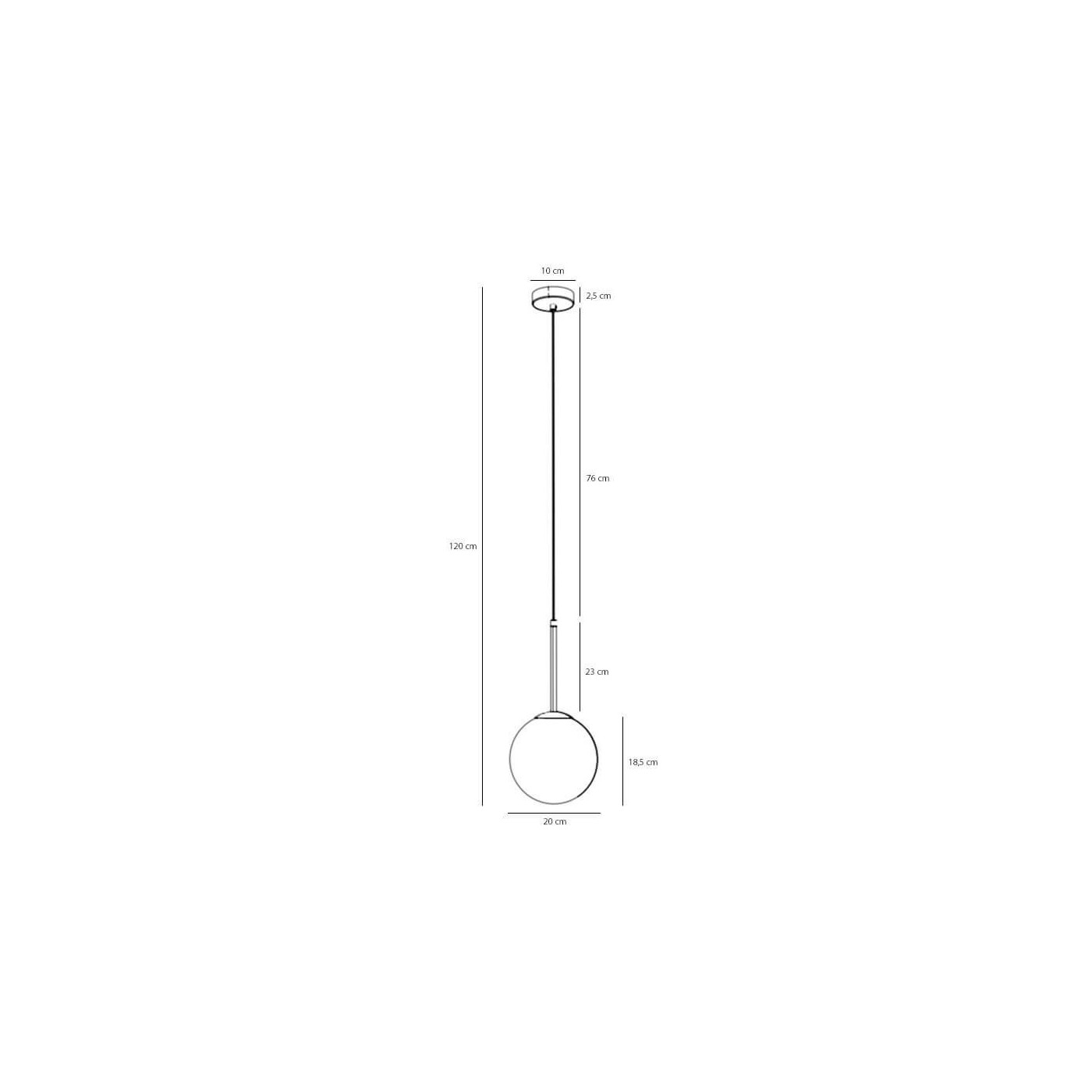 Lampa Wisząca Bosso Mini 20 Chrome 1087XS4 Aldex
