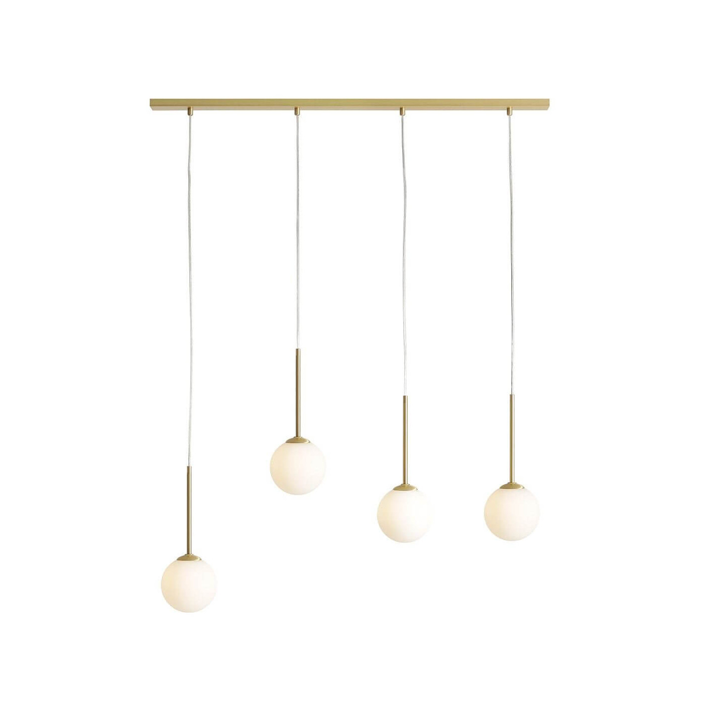 Lampa Wisząca Bosso 4 Brass 1087L40 Aldex