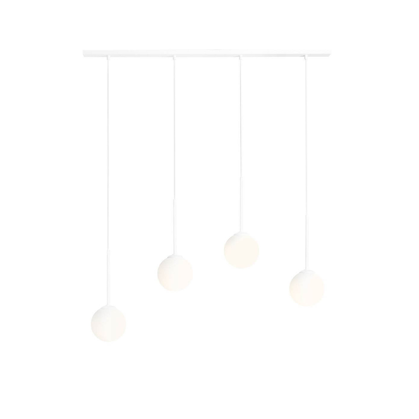 Lampa Wisząca Bosso 4 White 1087L Aldex