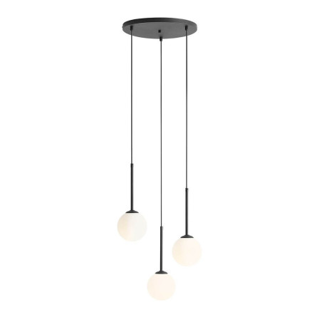 Lampa Wisząca Bosso 3 Ring Black 1087E1_R Aldex
