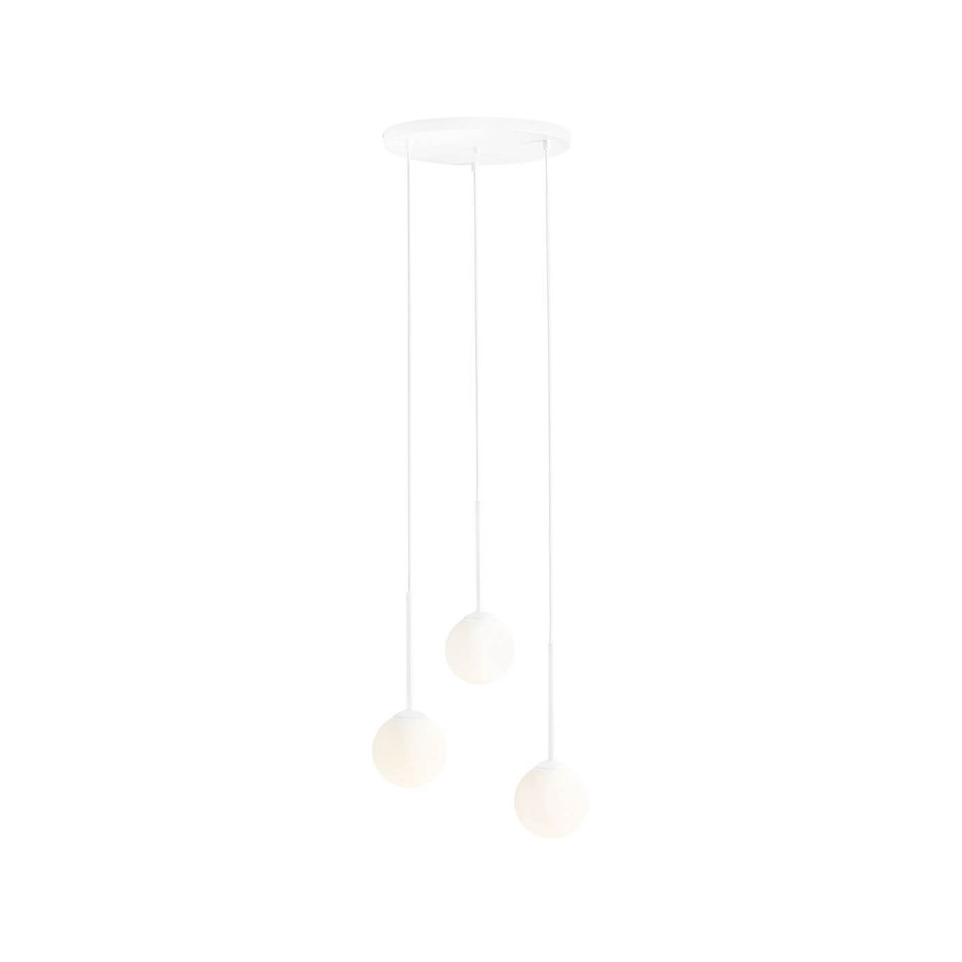 Lampa Wisząca Bosso 3 Ring White 1087E_R Aldex