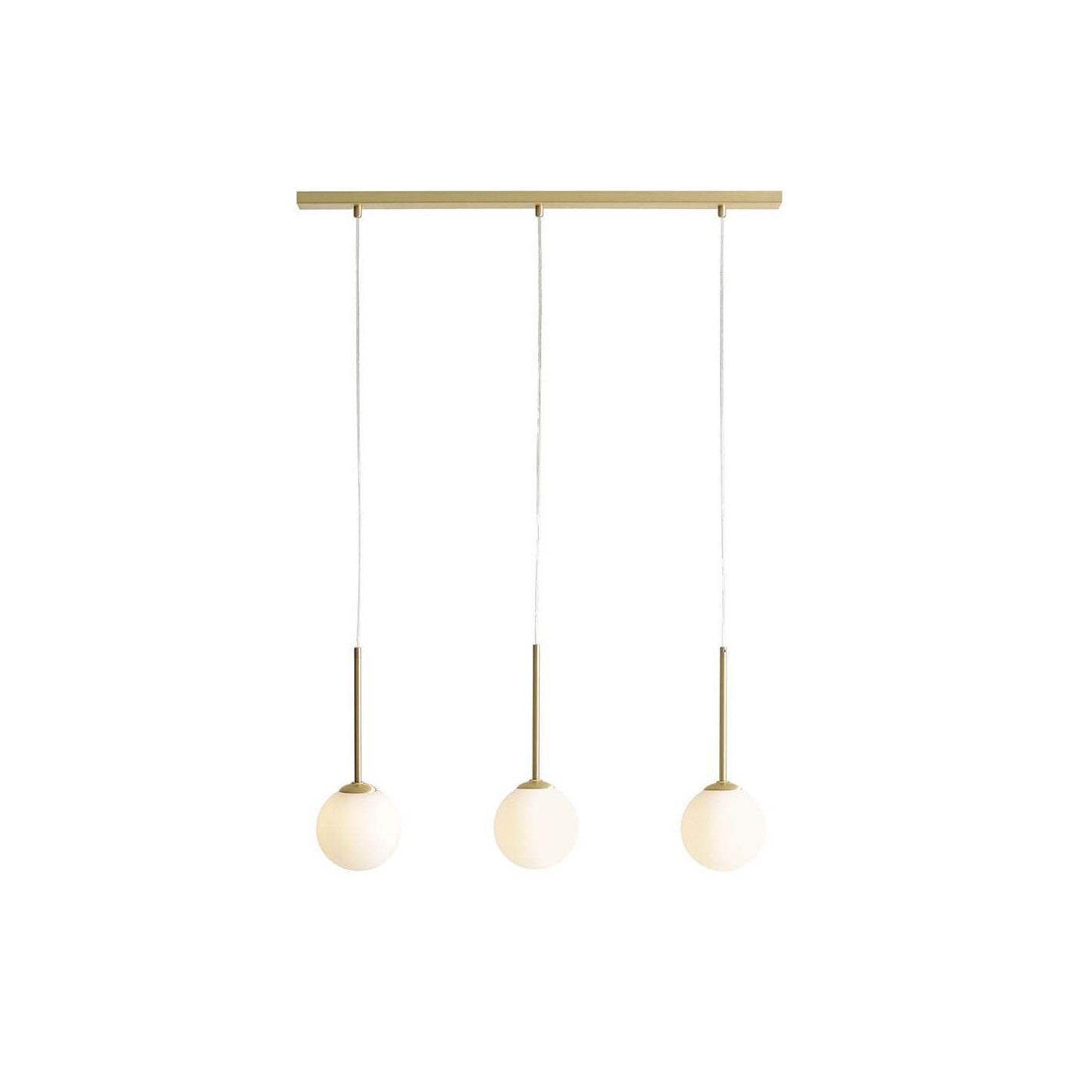 Lampa Wisząca Bosso 3 Brass 1087E_40 Aldex