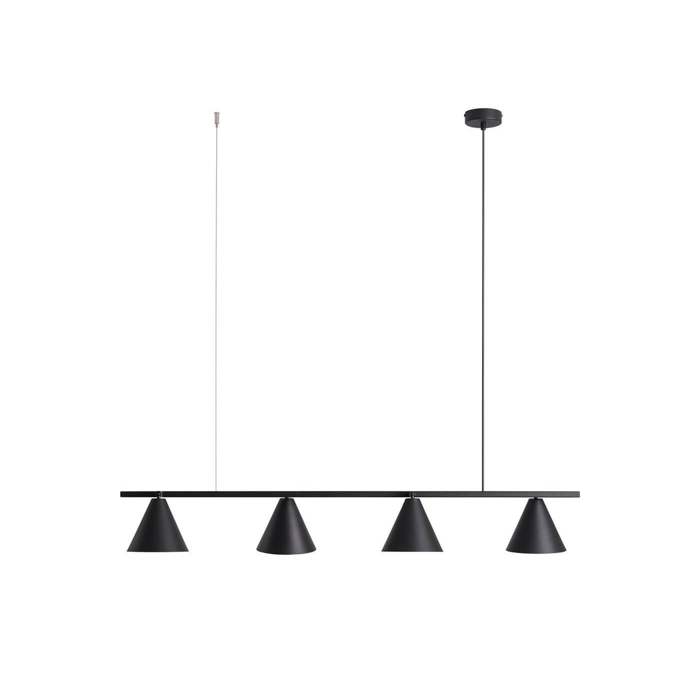 Lampa Wisząca Form 4 Black 1108L1 Aldex