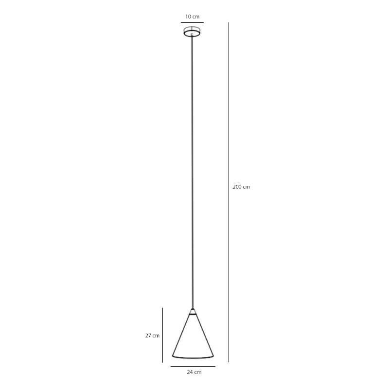 Lampa Wisząca Form Black 1108G1 Aldex