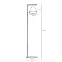 Lampa Stojąca Form Dusty Blue 1108A16 Aldex