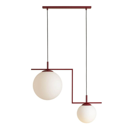 Lampa Wisząca Zac 2 Red Wine Matte 1038H15_2 Aldex