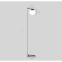 Lampa Stojąca Zac Black 1038A1_1 Aldex