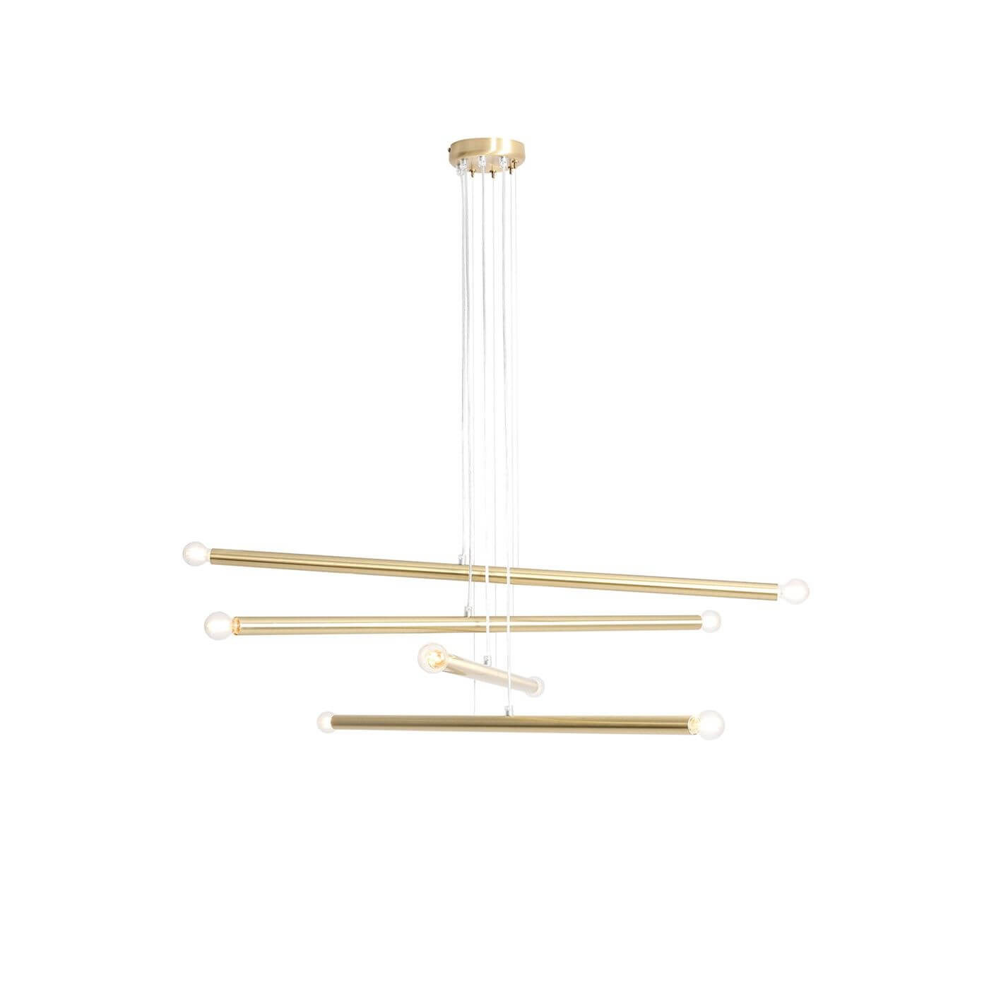 Lampa Wisząca Tubo 8 Brass 1072P40 Aldex