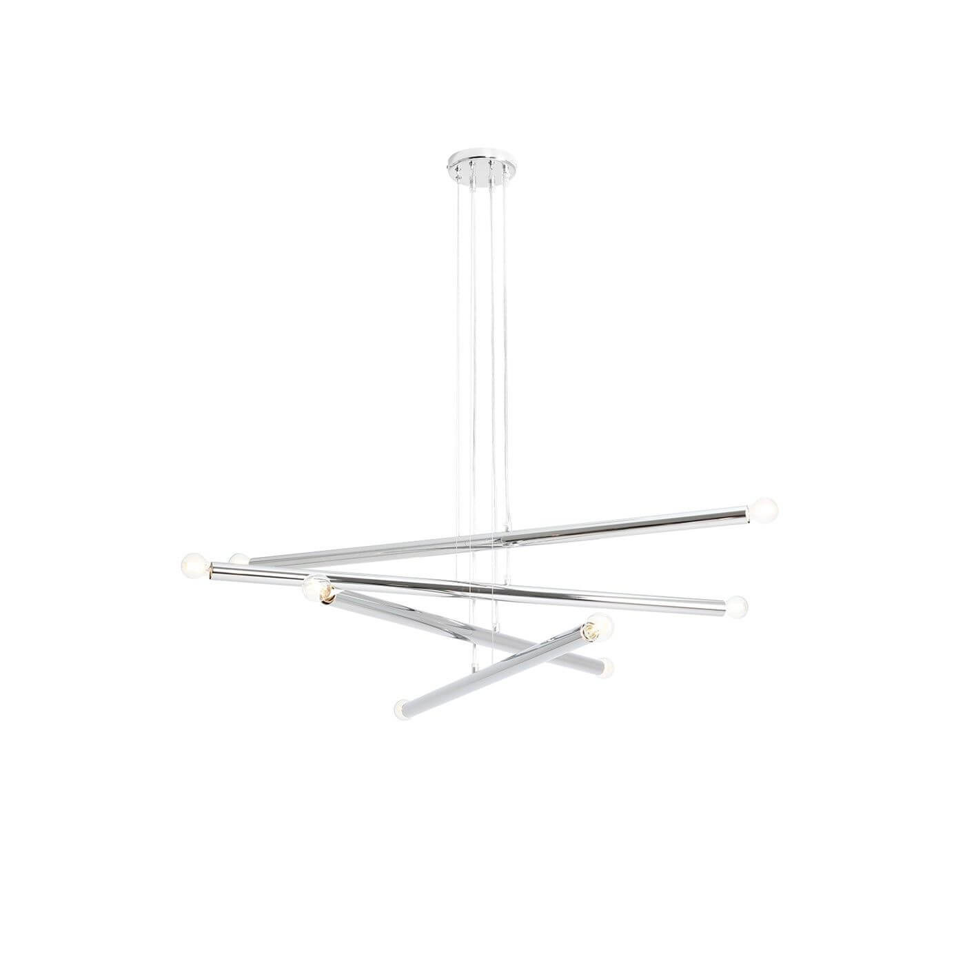 Lampa Wisząca Tubo 8 Chrome 1072P4 Aldex