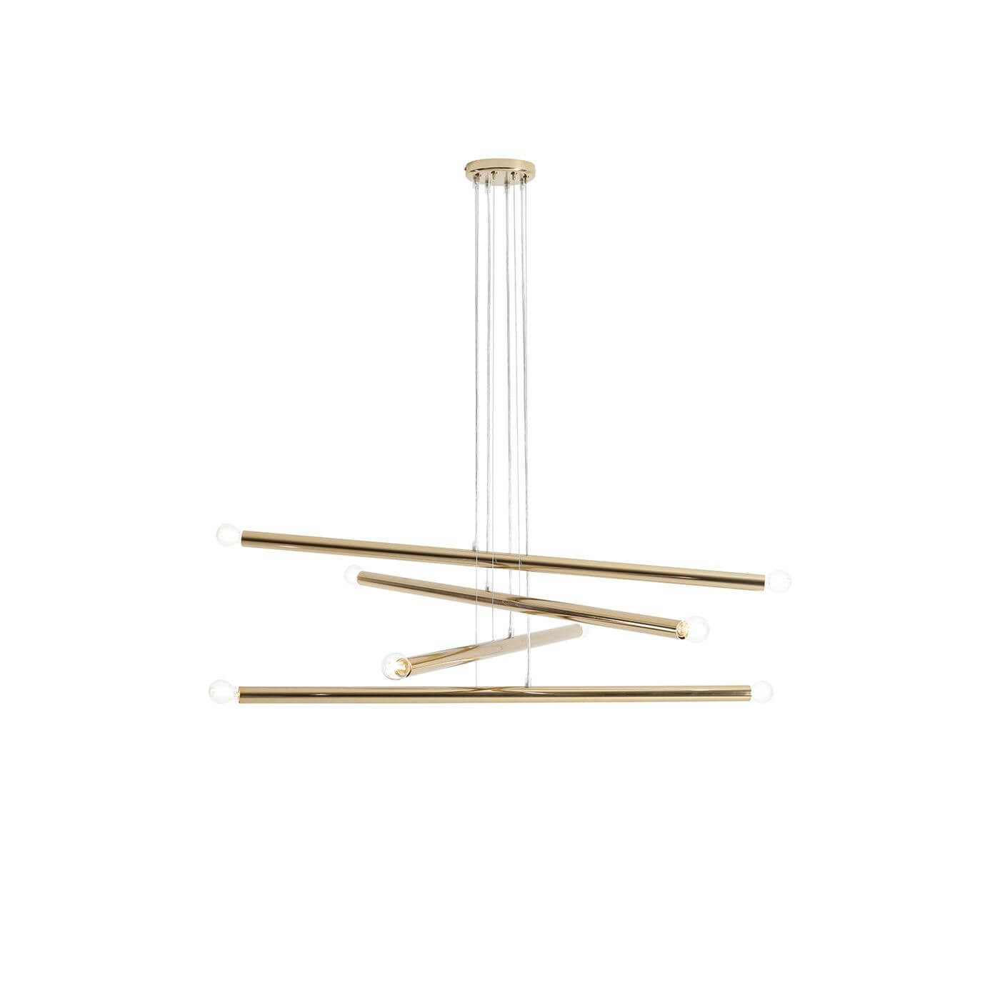 Lampa Wisząca Tubo 8 Gold 1072P30 Aldex