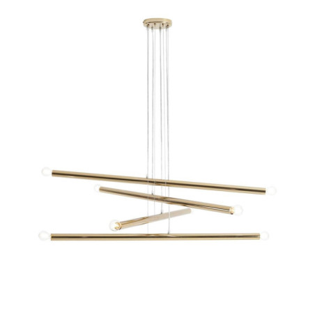 Lampa Wisząca Tubo 8 Gold 1072P30 Aldex