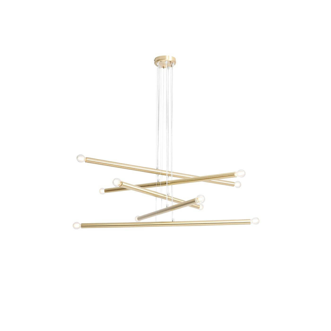 Lampa Wisząca Tubo 10 Brass 1072M40 Aldex