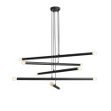 Lampa Wisząca Tubo 10 Black 1072M1 Aldex