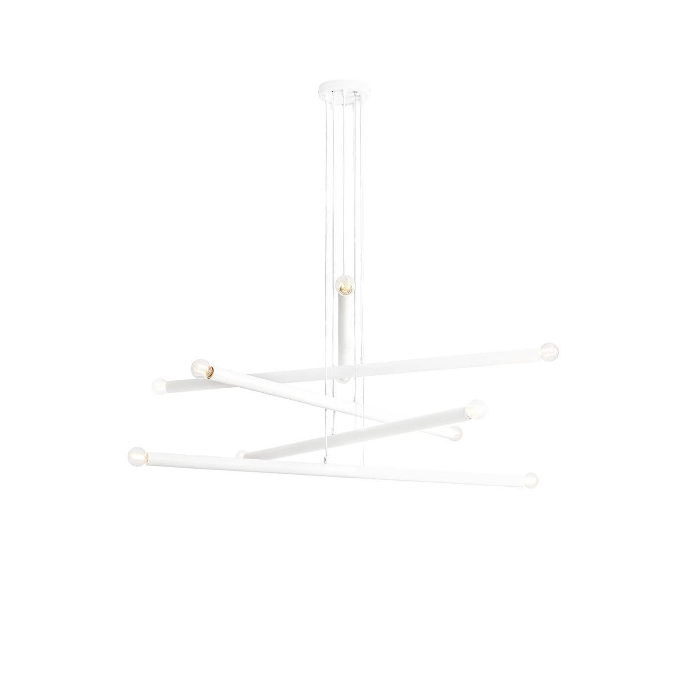 Lampa Wisząca Tubo 10 White 1072M Aldex