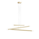 Lampa Wisząca Tubo 6 Brass 1072K40 Aldex