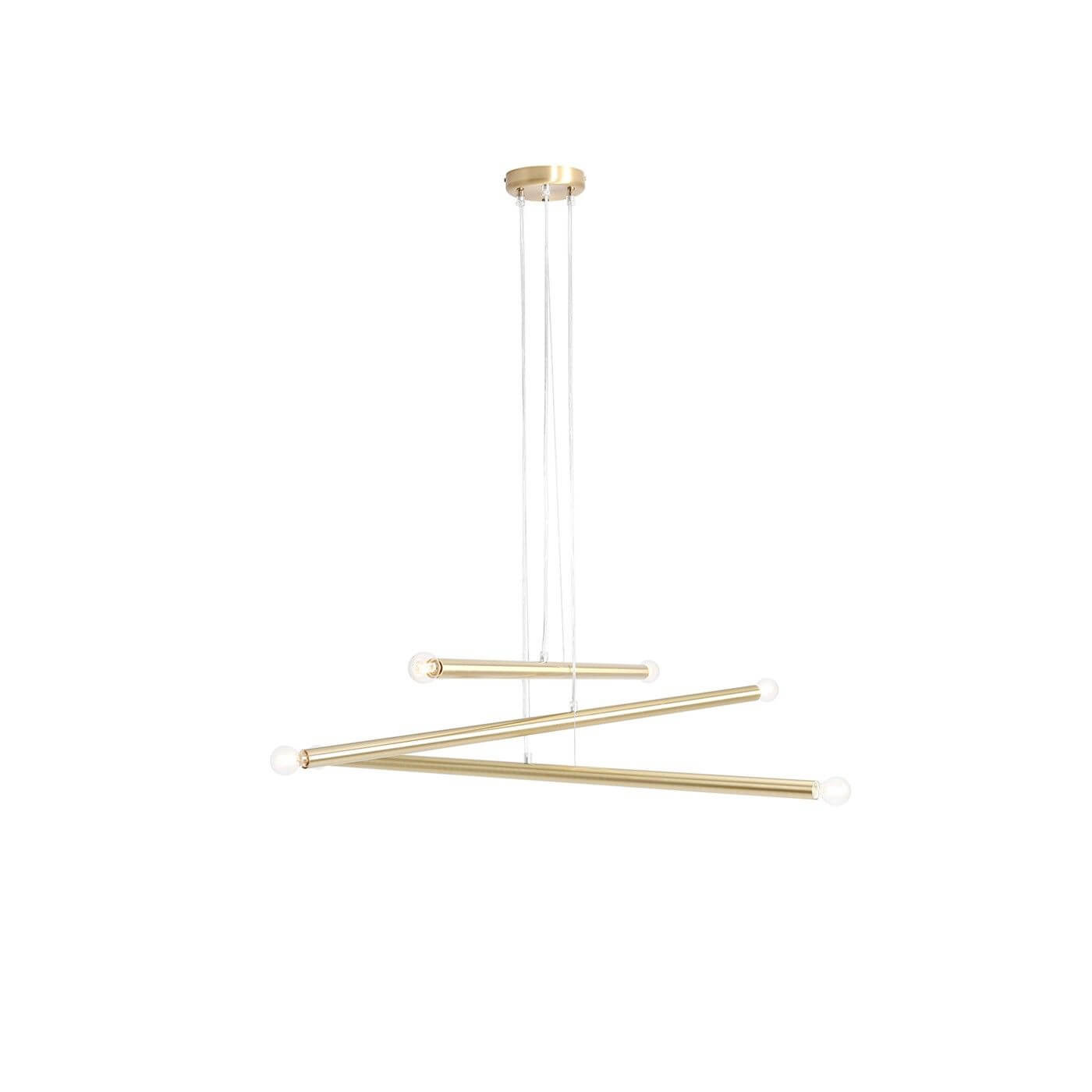 Lampa Wisząca Tubo 6 Brass 1072K40 Aldex