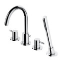 Bateria Wannowa 4-Otworowa Y Chrom Y1232CR Omnires