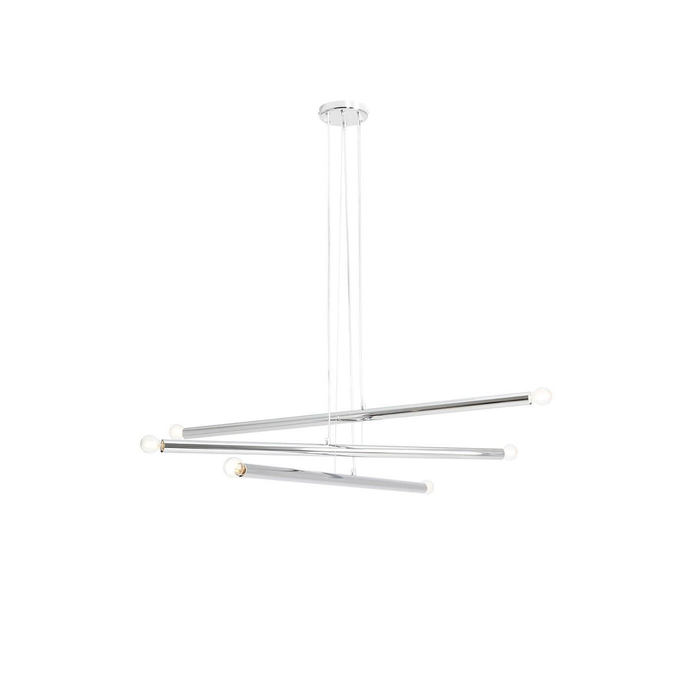 Lampa Wisząca Tubo 6 Chrome 1072K4 Aldex
