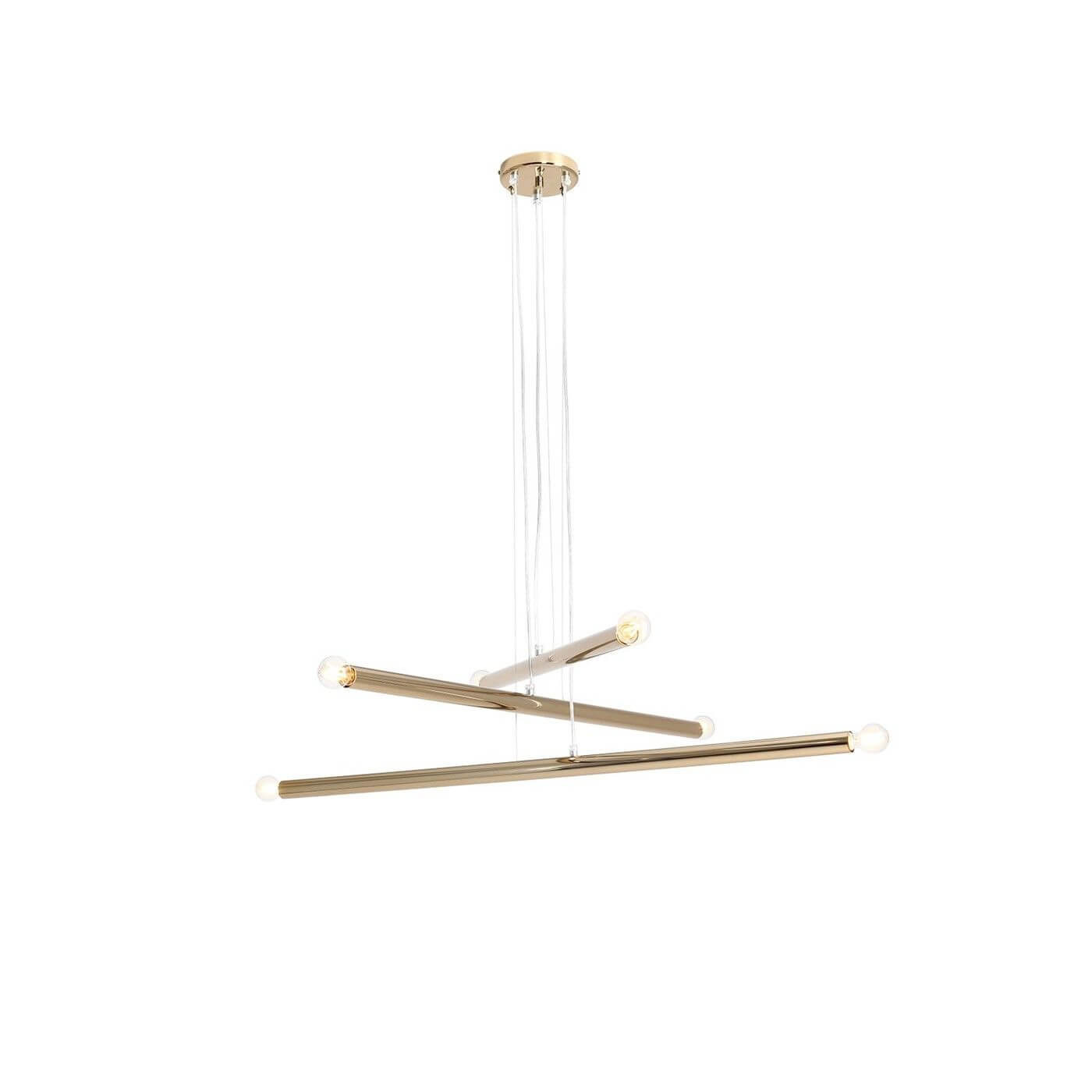 Lampa Wisząca Tubo 6 Gold 1072K30 Aldex