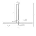 Lampa Wisząca Tubo 6 White 1072K Aldex