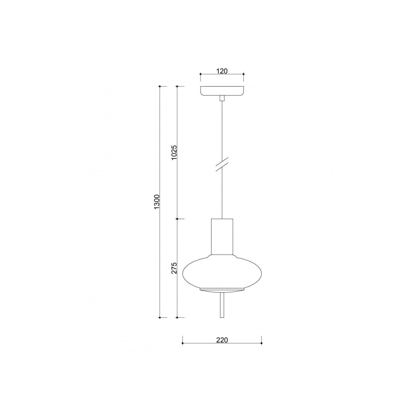 Lampa Wisząca Torni A Biały TOA111P0 Ummo