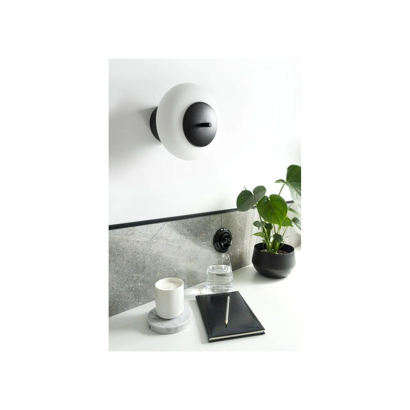 Kinkiet Torni B Czarny TOB12000 Ummo