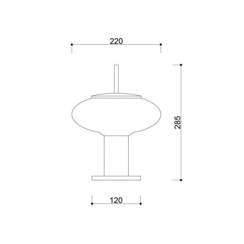 Lampa Stołowa Torni ST Biały TOS111P1 Ummo