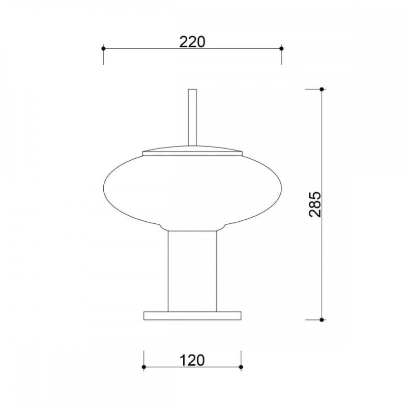 Lampa Stołowa Torni ST Biały TOS111P1 Ummo
