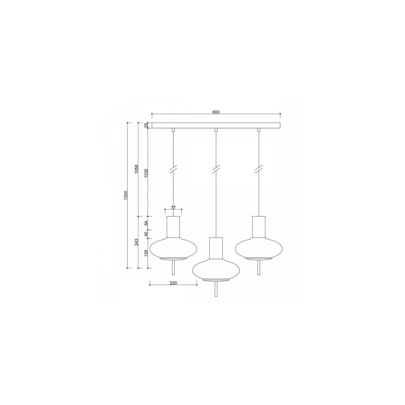 Lampa Sufitowa Torni A Czarny TOL322P0 Ummo