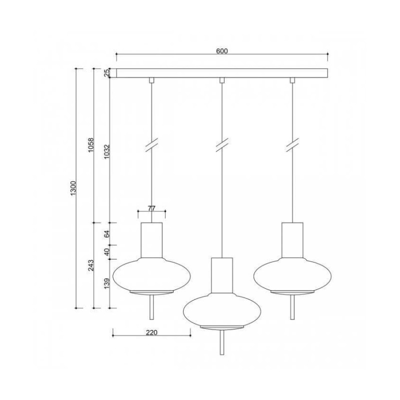 Lampa Sufitowa Torni A Czarny TOL322P0 Ummo