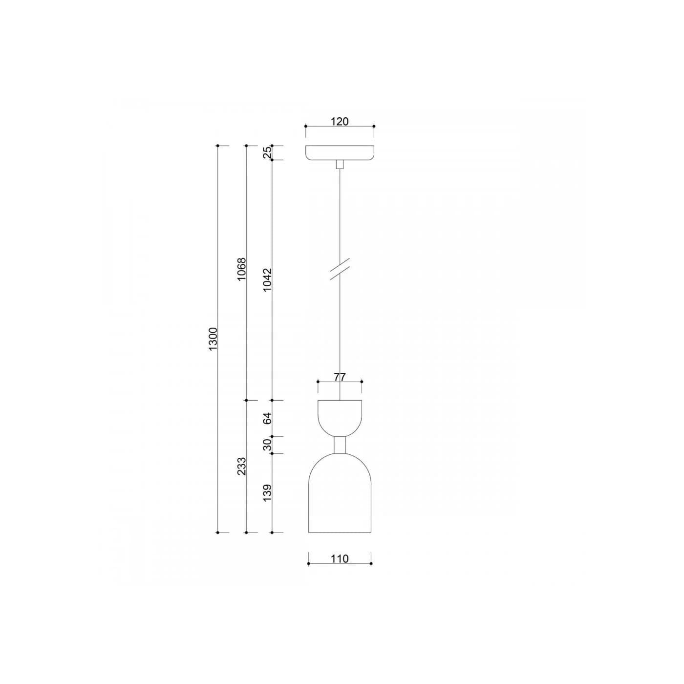 Lampa Wisząca Supuru Czarno-Złoty SUA132P0 Ummo