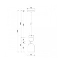Lampa Wisząca Supuru Czarny SUA122P0 Ummo