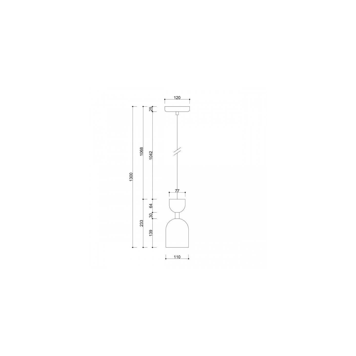 Lampa Wisząca Supuru Czarny SUA122P0 Ummo