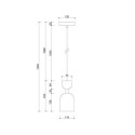 Lampa Wisząca Supuru Złoto-Biały SUA131P0 Ummo