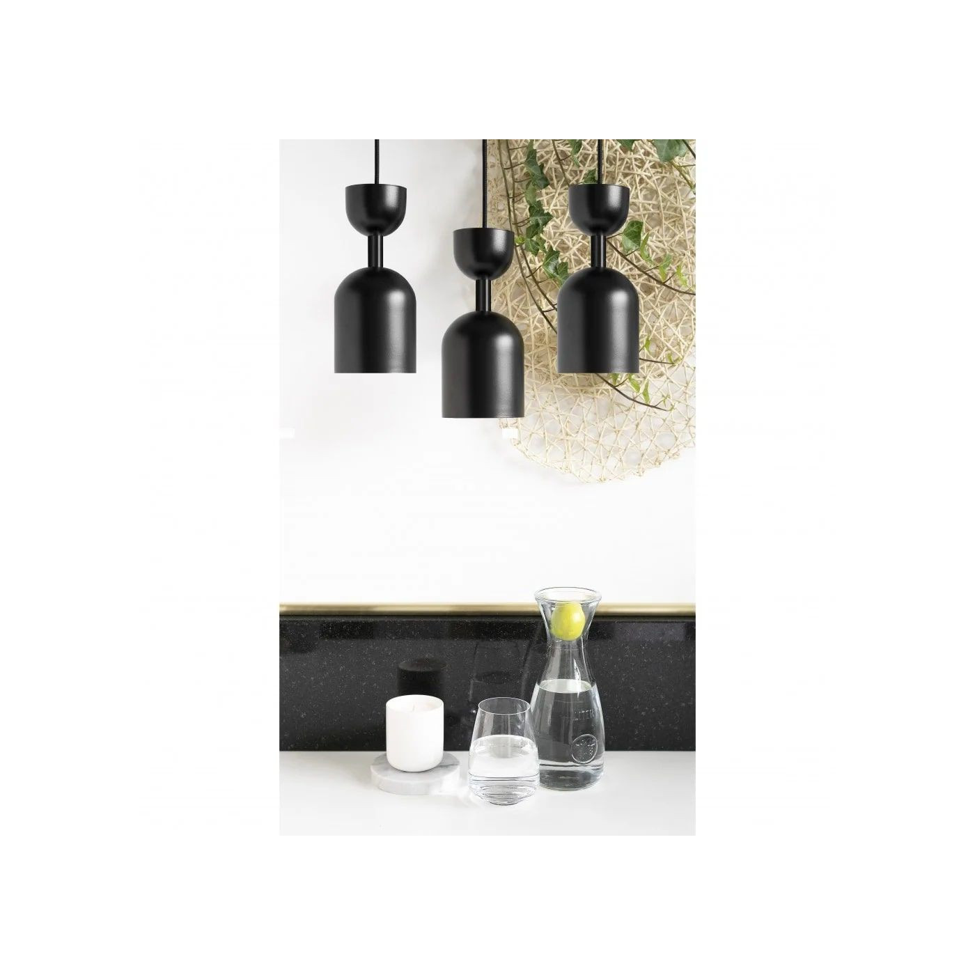 Lampa Wisząca Supuru 3L Czarny SUL322P0 Ummo