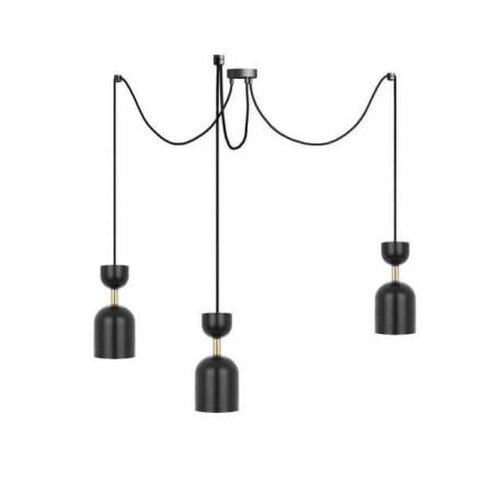 Lampa Wisząca Supuru 3 Czarny SUM332P2 Ummo