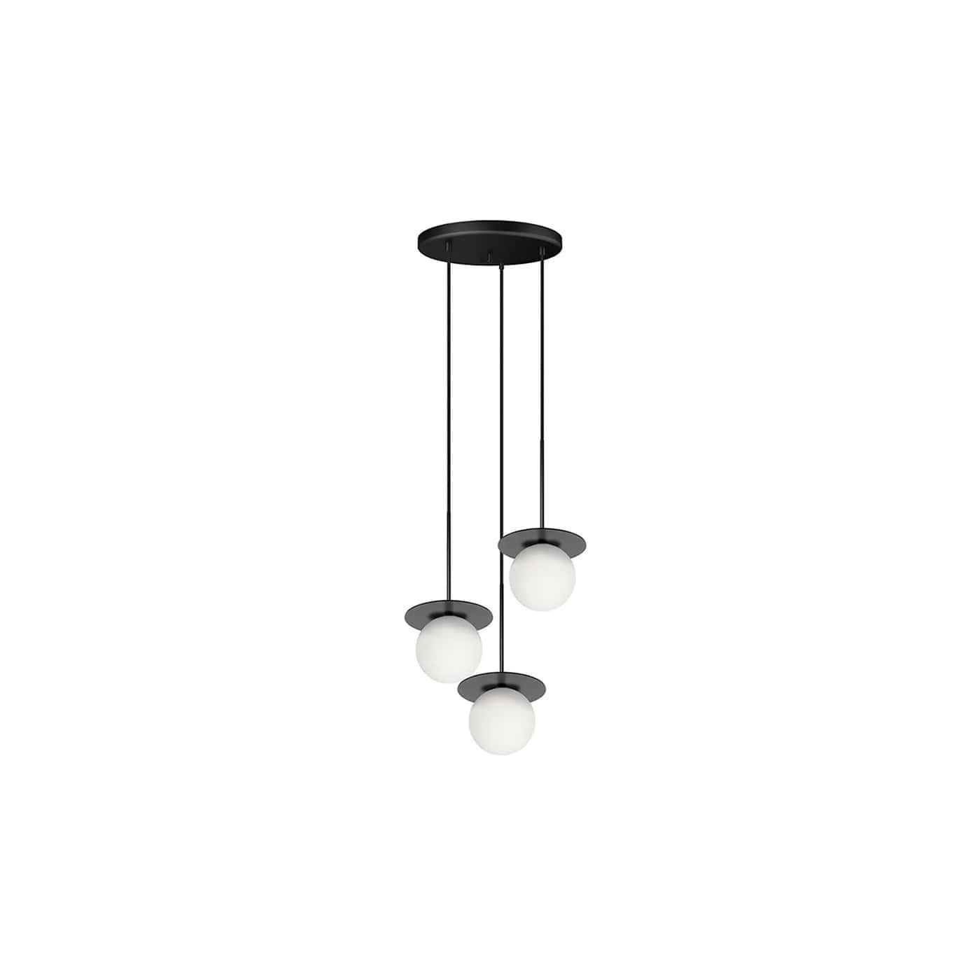 Lampa Wisząca Borra B Czarny BRB322P3 Ummo