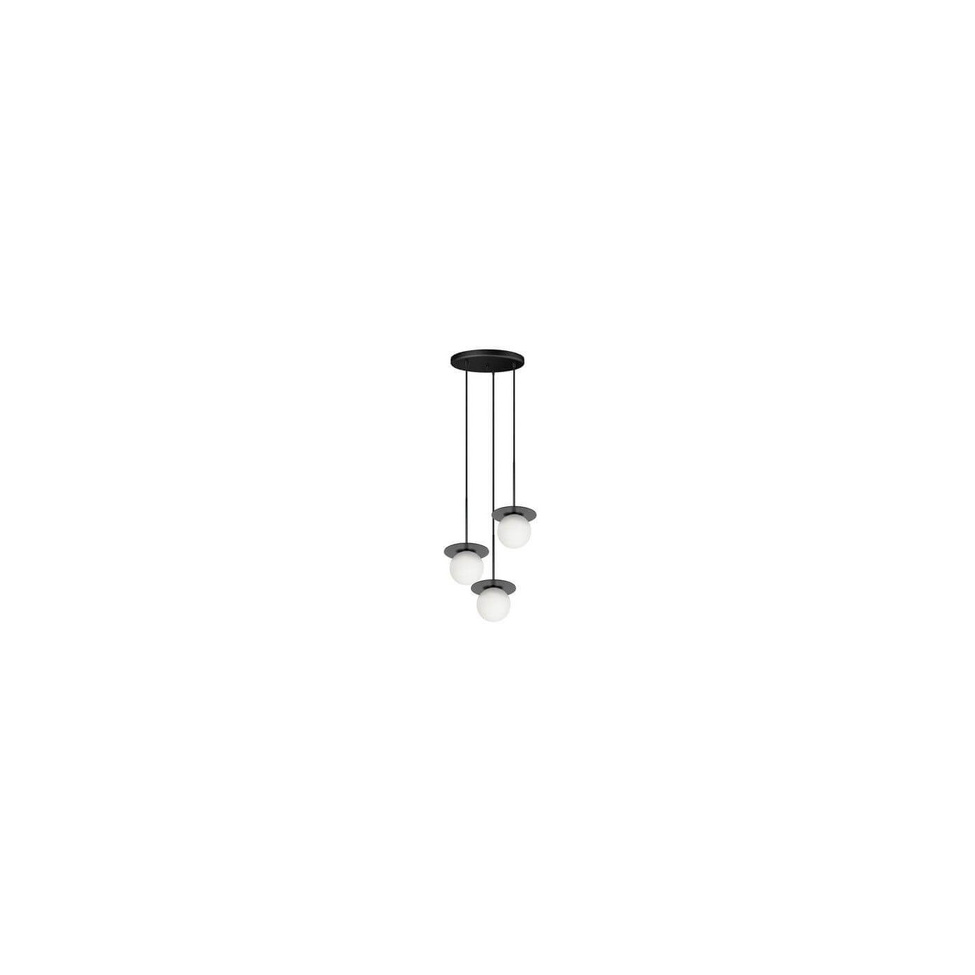 Lampa Wisząca Borra B Czarny BRB322P3 Ummo