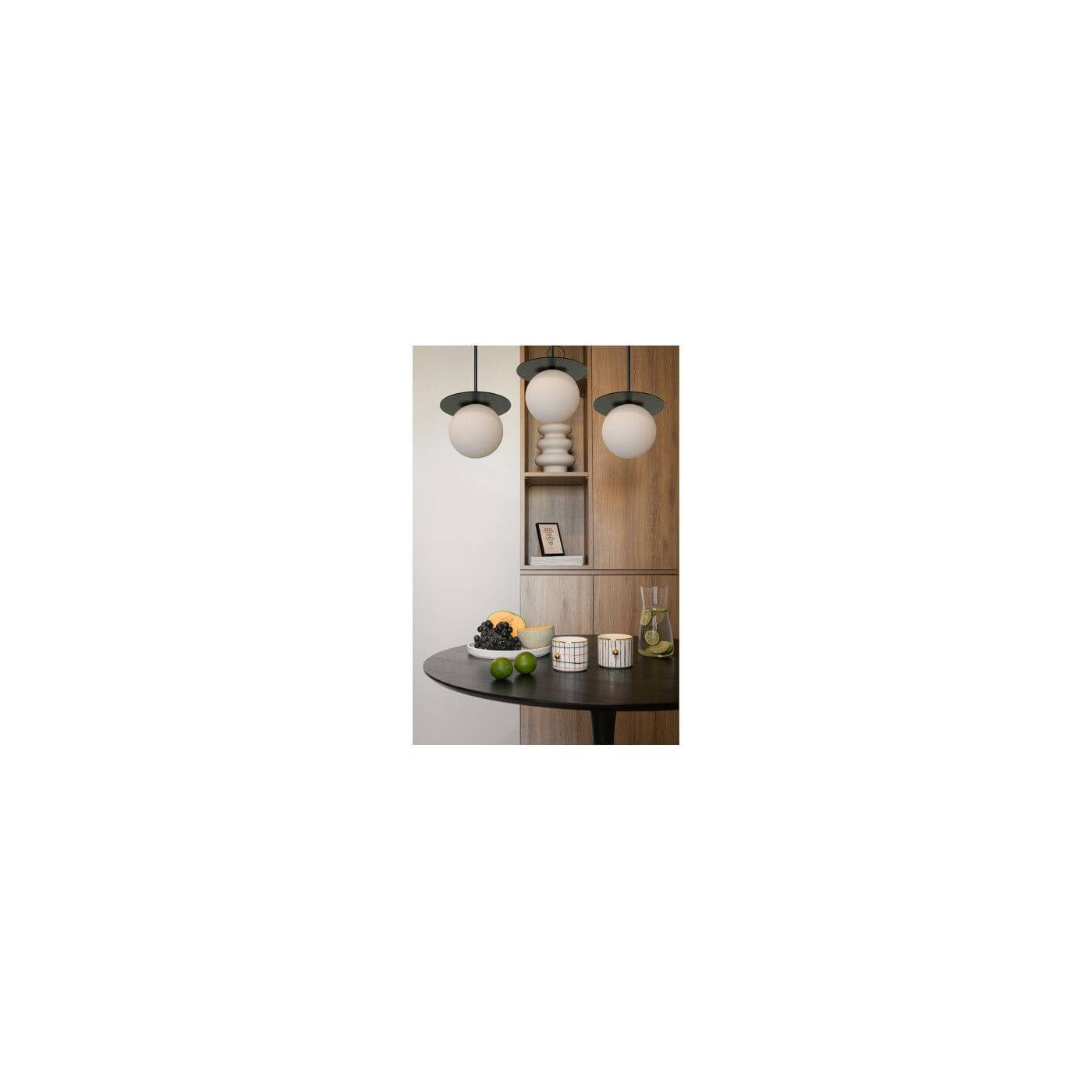 Lampa Wisząca Borra B Czarny BRB322P3 Ummo