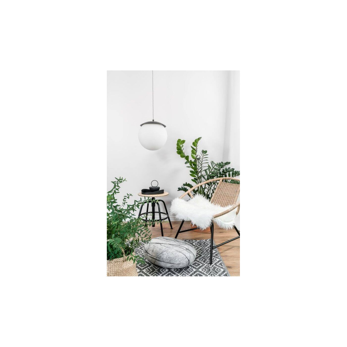 Lampa Wisząca Kuul E Czarny KLE122P0 Ummo