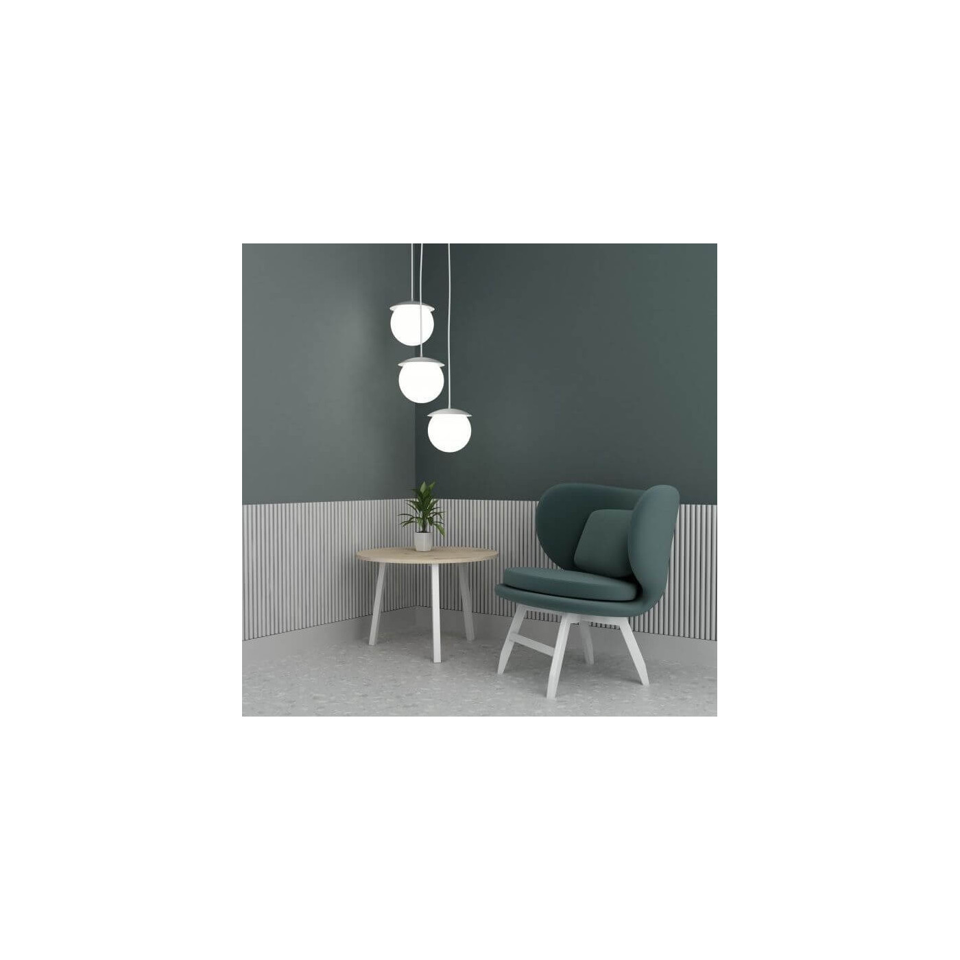 Lampa Wisząca KUUL F3 Czarny KLF322P3 Ummo