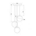 Lampa Wisząca KUUL G3 Czarny KLG322P3 Ummo