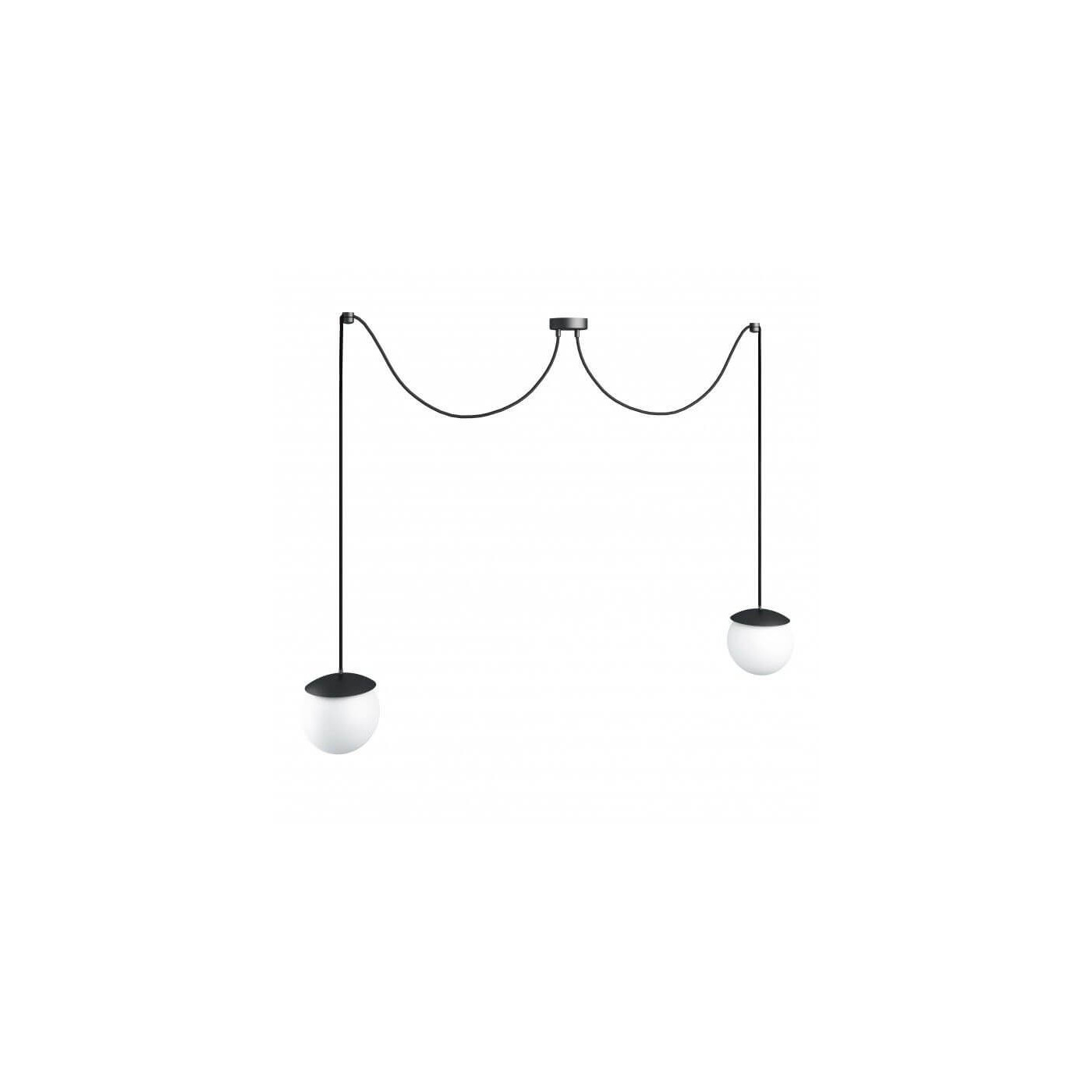 Lampa Wisząca KUUL F2 Czarny KLF222P2 Ummo