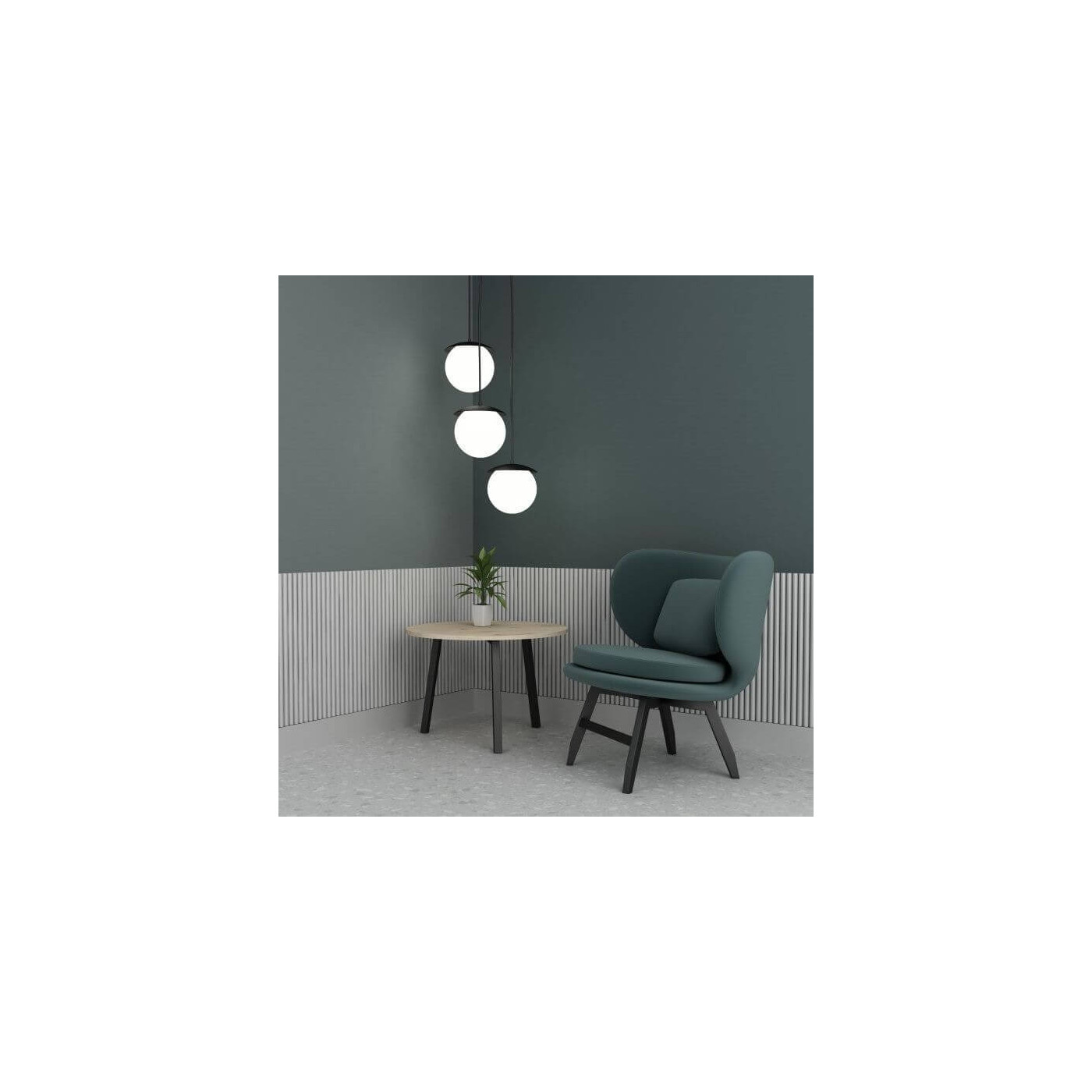 Lampa Wisząca KUUL F2 Czarny KLF222P2 Ummo