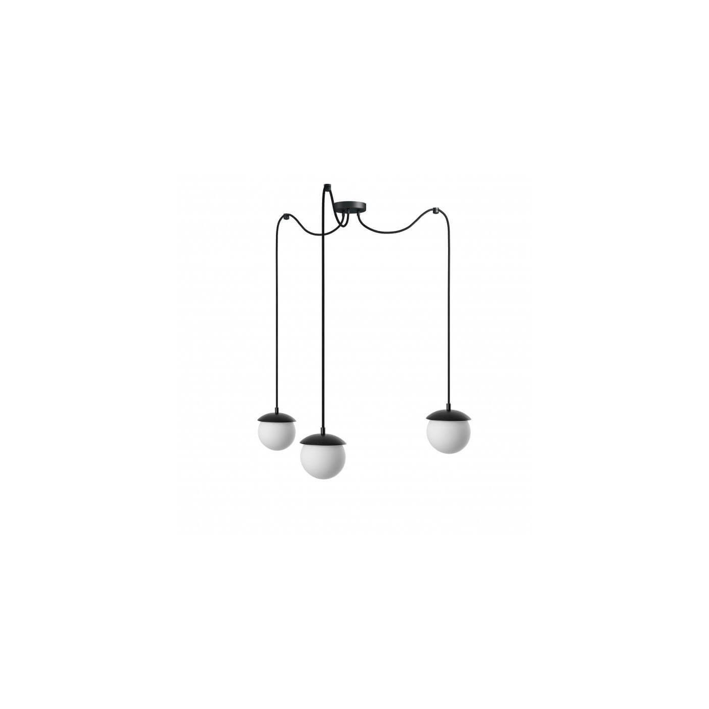 Lampa Wisząca KUUL F3 Czarny KLF322P2 Ummo